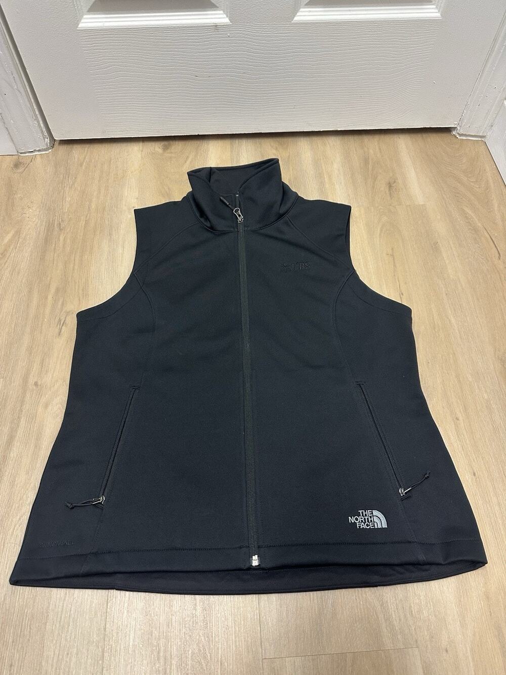 The North Face Ridgewall Soft Shell Vest Womens Large Fleece Lined Windbreaker
